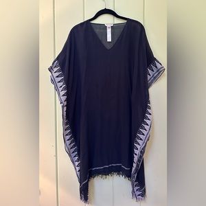 Eileen Fisher Sheer Cotton Poncho